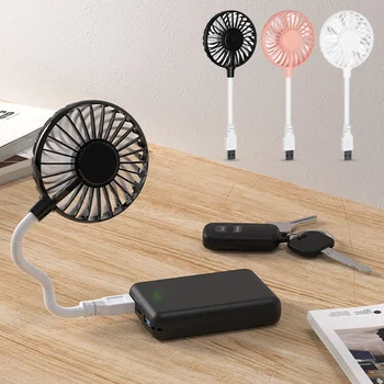 Creative Office Summer Cooling Nešiojama USB įvestis Reguliuojamas mini bešepetėlinis nutildymo ventiliatorius nešiojamas kompiuteris namų bendrabučiui lauke - Nuotrauka 2  