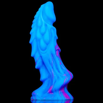 Minkštas silikoninis tikroviškas drakonas Dildo siurbtukas Dildo prostatos masažuoklis Didelis užpakalio kištukas storas dildo analinis seksas Žaislai moterims - Nuotrauka 2  