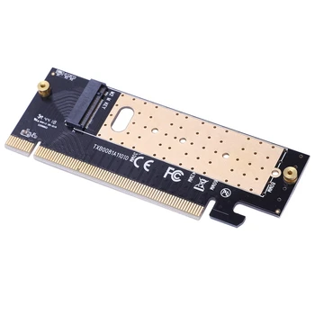 5X M.2 Nvme Ssd adapteris M2 į Pcie 3.0 x16 valdiklio kortelė M rakto sąsajos palaikymas PCI Express 3.0 X4 2230-2280 dydis - Nuotrauka 1  