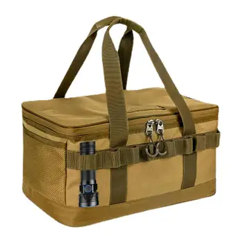 Lauko kempingas Kempingo laikymo krepšys Kempingo maisto krepšys Didelė laikymo lempa Indai Krepšys Stovyklavimo įrankis Pikniko stovyklos kelioninis krepšys - Nuotrauka 1  