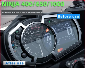 Motociklų spidometras TPU apsauga nuo įbrėžimų Plėvelės prietaisų skydelis Ekrano prietaisas Kawasaki Ninja400 Ninja650 Ninja1000 - Nuotrauka 1  