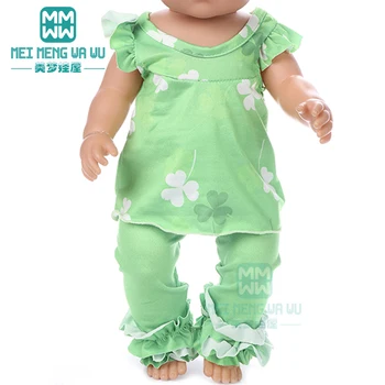 Drabužiai lėlėms tinka 43-45cm kūdikio naujagimio lėlė ir amerikietiška lėlių mados namų paslauga Laisvalaikio drabužiai - Nuotrauka 2  