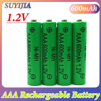Nauja 1-24vnt 1.2V AAA+AA baterija 600mAh NI-MH įkraunama baterija žaislų žaidimų konsolės žibintuvėliui MP3 / MP4 LED elektrinis skustuvas - Nuotrauka 2  