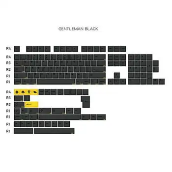 WINMIX Gentleman Black SA/Cherry Profile Keycaps Set - Nuotrauka 2  