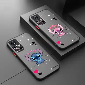 Lilo & Stitch prabangus animacinis filmas Redmi Note 12 12S 12T 11 11T 11E 10 10S 9 9T 8 7 Pro Plus 5G matinis permatomas telefono dėklas - Nuotrauka 1  