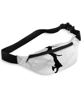 Basketball Sport Grey Waist Packs Shoulder Bag Unisex Messenger Bag Casual Fashion Fanny Pack for Women - Nuotrauka 1  