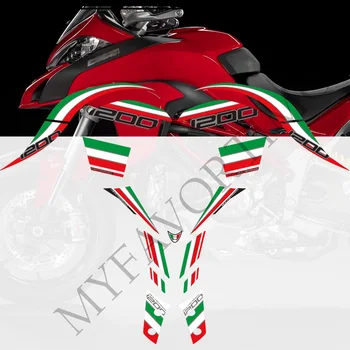 Motociklų priedai Ducati MULTISTRADA 1200S bako trinkelių rankenos Dujų mazuto rinkinys Kelio aptakas Sparno apsaugos lipdukas Lipdukai - Nuotrauka 2  