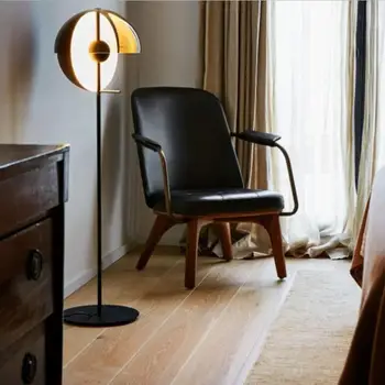 Minimalistinis dizaineris Pramoninio stiliaus grindų šviestuvas Šiaurės šalių postmoderni kūrybinė svetainė Meno miegamojo studijų grindų lempa - Nuotrauka 2  