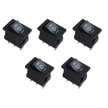 5X SPDT ON-OFF-ON 3 Position Snap In Boat Rocker Switch AC 250V/6A 125V/10A - Nuotrauka 1  