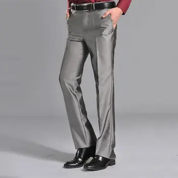Naujas atvykėlis Vyriškos laisvalaikio kelnės Laisvos aukštos juosmens tiesios Elegantiškos kelnės Verslas Streatwear Madingos kelnės Vyras plius dydis E29 - Nuotrauka 2  
