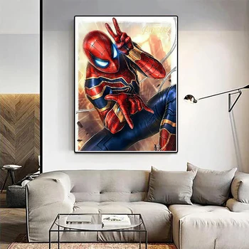 Marvel Spider Man Diamond Painting Super Hero Sticking Diamond Embroidery Rankų darbo 