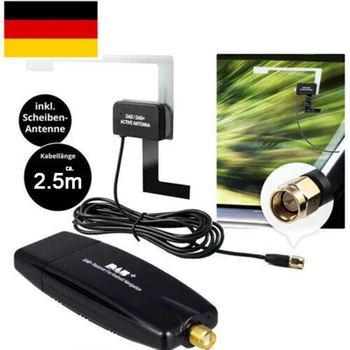 USB automatinis DAB Plus automobilinės radijo antenos stiprintuvo imtuvas RDS imtuvo adapterio signalo stiprintuvo raktas 