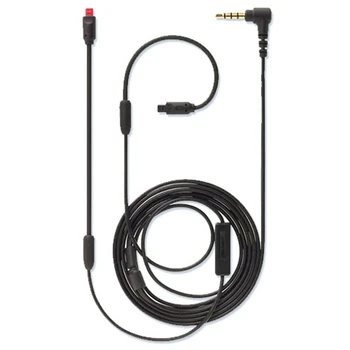 1.5M Aukštos kokybės ausinių kabelis ATH IM50 70 IM01 IM02 IM03 IM04 ausinių remonto laidų keitimo linija su mikrofonu - Nuotrauka 1  