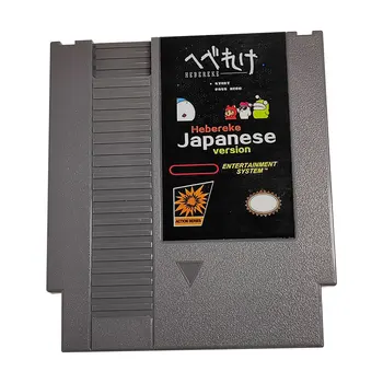 Hebereke japoniška versija-žaidimų kasetė konsolei Viena kortelė 72 Pin NTSC ir PAL žaidimų konsolė - Nuotrauka 1  