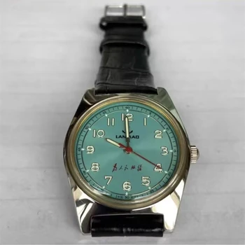 LEOCYLIN Madingas kvarcinis laikrodis Vintažinis šviečiantis verslas vyrams Rankiniai laikrodžiai 36mm Pilot Relogio Masculino laikrodis lanmao 7120 - Nuotrauka 2  