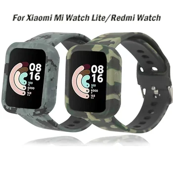 Silikoninis dirželis, skirtas Xiaomi Mi Watch Lite /Redmi Watch 2 Laikrodžių įkroviklio apsaugos dėklo apyrankė Laikrodžio juosta Redmi laikrodžiui / 2 Lite - Nuotrauka 1  