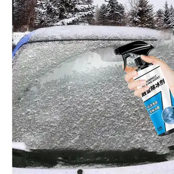 Car Deicer Spray Auto Priekinio stiklo apledėjimo purškimo automatinis priekinio stiklo ledo šalinimo purškiklis 500ml Deicer purškimo antifrizas automobilio priekiniam stiklui - Nuotrauka 2  