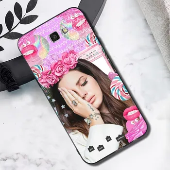 Lana Del Rey Singer telefono dėklas, skirtas Samsung J 7 plus 7core J7 neo J6 plus prime J6 J4 J5 Mobile Cover - Nuotrauka 2  