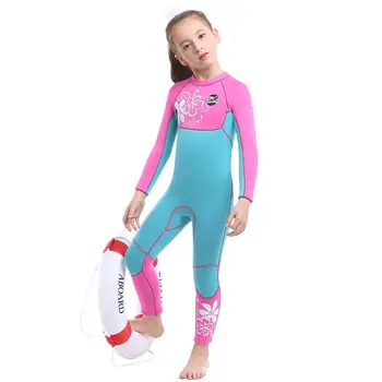 Kayak Neoprene nailoniniai maudymosi kostiumėliai 144cm aukščio maudymosi kostiumėlis mergaitėms Baseinas Sportas Pramogos Mergaitė Vaikiškas maudymosi kostiumėlis Nardymo kostiumas - Nuotrauka 2  