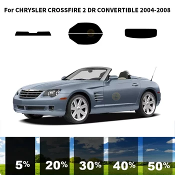 Precut nanokeramikos automobilis UV langų atspalvio rinkinys Automobilinė langų plėvelė CHRYSLER CROSSFIRE 2 DR KABRIOLETAS 2004-2008 - Nuotrauka 1  