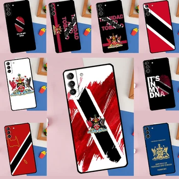 Trinidado ir Tobago vėliavos dėklas, skirtas Samsung Galaxy S22 S23 S21 S20 FE Plus Ultra Note 20 S8 S9 S10 Note 10 Plus Coque - Nuotrauka 1  
