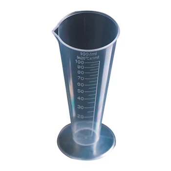 chemijos virtuvė 100ml skaidrus plastikinis matavimo puodelis matavimo puodelio matavimo cilindro matavimo įrankis - Nuotrauka 1  