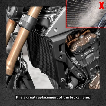 Motociklų aušintuvas apsaugo vandens bako surinkimo variklio radiatoriaus komponentą, skirtą Honda CB CBR 650R CB650R CBR650R 2018-2023 - Nuotrauka 2  