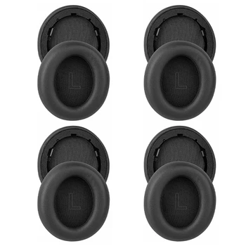 4X Pakaitinės ausų pagalvėlės Anker Soundcore Life Q30/Q35 baltyminės odos ausinės Ausinės (Juodos) - Nuotrauka 1  