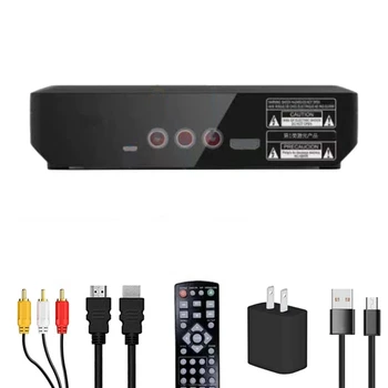DVD grotuvas VCD VCD diskų leistuvo įrenginys su RCA išvestimi USB nuotolinio valdymo pultas 1080P Namų DVD grotuvo dėžutės multimedija - Nuotrauka 2  