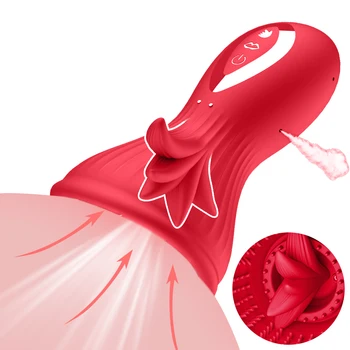 Naujas spenelių čiulptuko vibratorius moterims Liežuvis laižo pūlingas vibratorius Makšties masažuoklis Klitorio stimuliatorius Sekso žaislai Kuple - Nuotrauka 1  