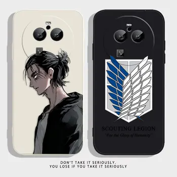 E-Eren J-Jaeger A-Attack O-On T-Titan Case For OPPO FIND X5 X6 X3 X2 REALME X7 X50 RENO ACE 2 2Z 4Z 4 6 7 Lite 5Z 4G 5G PRO Case - Nuotrauka 1  