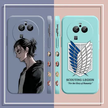E-Eren J-Jaeger A-Attack O-On T-Titan Case For OPPO FIND X5 X6 X3 X2 REALME X7 X50 RENO ACE 2 2Z 4Z 4 6 7 Lite 5Z 4G 5G PRO Case - Nuotrauka 2  