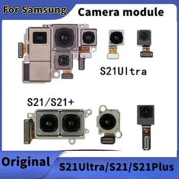 Originalus priekinės kameros lankstymas, skirtas Samsung Galaxy S21 Plus Ultra G991U G996U G998U G980U Pagrindinė galinė galinė kamera Flex Cable S21 - Nuotrauka 1  