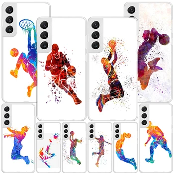 Basketball Basket Dunk Phnoe dėklas, skirtas Samsung Galaxy Note 20 Ultra 10 Lite 9 8 M12 M21 M30S M31S M32 J4 J6 Plus Unikalus dangtelis Coq - Nuotrauka 1  