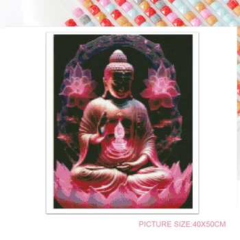 Budos statula Deimantų tapyba Religija 5D 