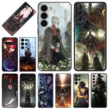 Bloodborne Game Art minkšti telefonų dėklai, skirti Samsung Galaxy S23 Plus S22 Ultra S21 S20 FE S10 5G Note 20 10 Lite 9 Juodas matinis dangtelis - Nuotrauka 1  