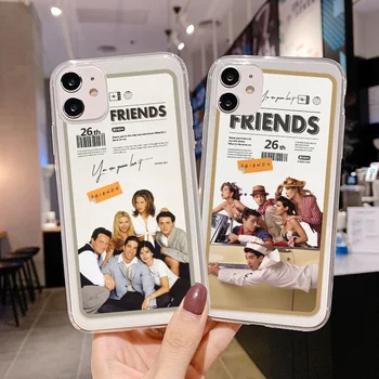 Transparent Friends Central Perk Poster Phone Case for iPhone 11 12 13 Pro Max Mini SE2 7 8Plus X XS XR Soft TPU dėklas - Nuotrauka 1  