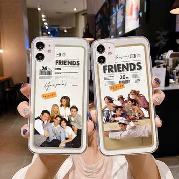 Transparent Friends Central Perk Poster Phone Case for iPhone 11 12 13 Pro Max Mini SE2 7 8Plus X XS XR Soft TPU dėklas - Nuotrauka 2  