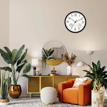 Neperšlampami lauko laikrodžiai Elegantiški retro terasos laikrodžiai Oro sąlygoms atsparus sieninis laikmatis namų dekoravimo reikmenys dekoratyviniai sienų ornamentai - Nuotrauka 1  