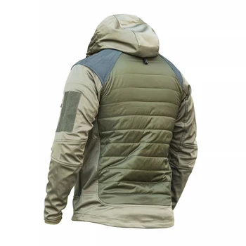 Military ISG Softshell Tactical Windbreaker Jacket Outdoor Army Fan Hooded Cycling Hikeing Mountain Warm Camo Cotton Windbreakers - Nuotrauka 2  
