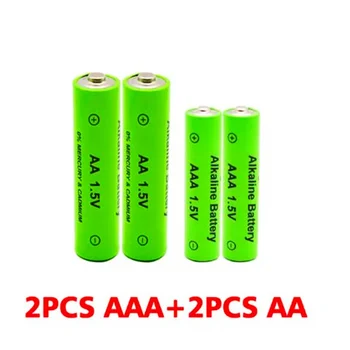 AA AAA įkraunamos šarminės baterijos 1.5V 3800mAh ir 3000mAh degiklio elektroniniams prietaisams MP3 baterija - Nuotrauka 2  