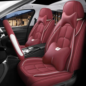 Automobilinis sėdynių užvalkalas BMW X3 X4 X5 F10 G30 E60 E46 E39 F40 F44 i3 X5 X3 G20 Kvėpuojanti odinė automatinė apsauga - Nuotrauka 1  