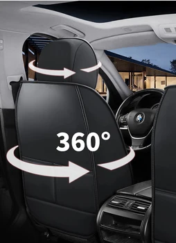 Automobilinis sėdynių užvalkalas BMW X3 X4 X5 F10 G30 E60 E46 E39 F40 F44 i3 X5 X3 G20 Kvėpuojanti odinė automatinė apsauga - Nuotrauka 2  