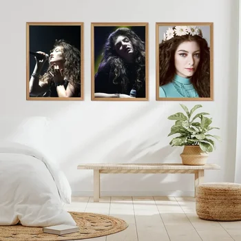 Pop dainininkė Lorde Plakatas 
