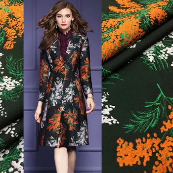 žakardo brokato audinio mados smaigalio raštas rudens ir žiemos suknelė Cheongsam kostiumo audiniai 