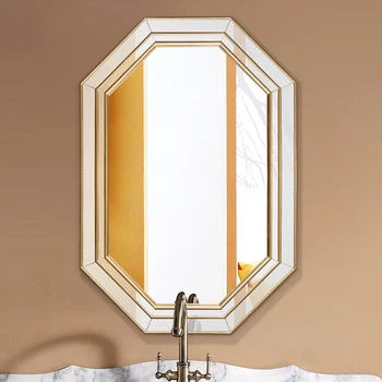 Dušo chalatas Sieninis veidrodis Lipdukai Estetinis ilgas kirpėjas Sieninis veidrodis Makiažas Kabantis specchio Da Parete Namų dekoras HY50WM - Nuotrauka 1  