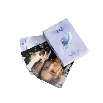 50 vnt/komplektas TV Naujas albumas Lazerinė Lomo kortelė Lee Ji Eun Star Simbolių fotokortelių kolekcija Kortelės Cosply dovana - Nuotrauka 1  