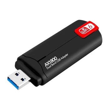 USB3.0 belaidė kortelė 1800Mbps Dvigubo dažnio belaidė kortelė Wifi N2UB - Nuotrauka 1  