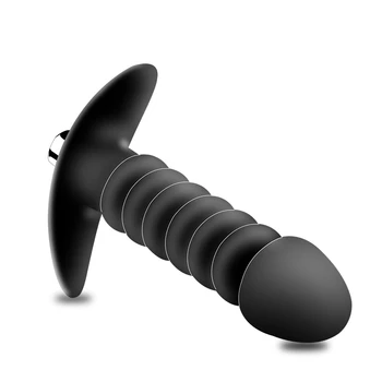 10 Vibracijos Analiniai karoliukai Dildo kištukas Vibratorius Sekso įrankis Malonumo žaislai Moterims Vyrai Buttplug Dilator Klitoris Makšties stimuliacija - Nuotrauka 2  
