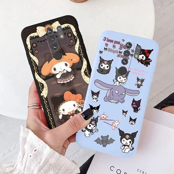 Xiaomi Redmi 9 dėklas mielas Kuromi Melody Pom Pom Purin Dog Kitty Cat Soft TPU silikoninis anime, skirtas Xiomi Redmi9 Prime telefono dangteliui - Nuotrauka 2  